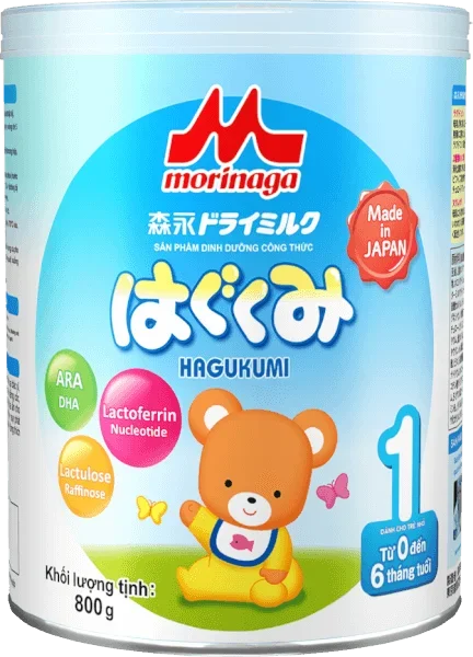 Morinaga số 1 (Hagukumi), 0-6 tháng, 800g