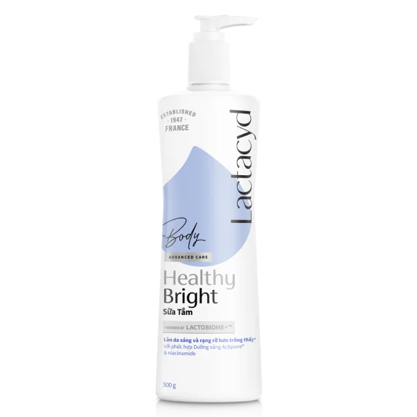 Sữa tắm Lactacyd Healthy Bright 500g
