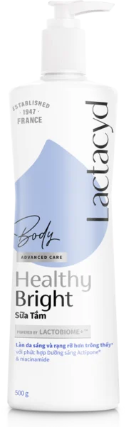 Sữa tắm Lactacyd Healthy Bright 500g