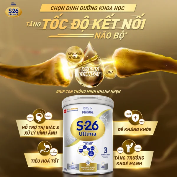 Sữa Nestle S-26 ULTIMA số 3 750g (2 - 6 tuổi)