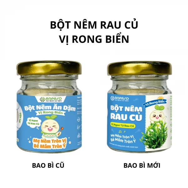 Bột nêm ăn dặm Anpaso vị rong biển 60g