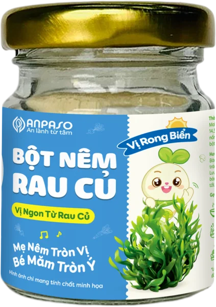 Bột nêm ăn dặm Anpaso vị rong biển 60g