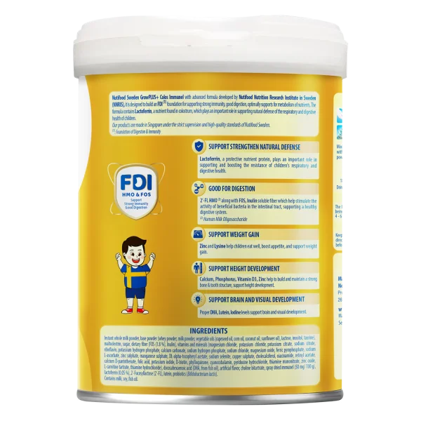 Combo 3 Sản phẩm dinh dưỡng công thức GrowPLUS+ Colos Immunel 2+, 800g ( trên 2 tuổi)