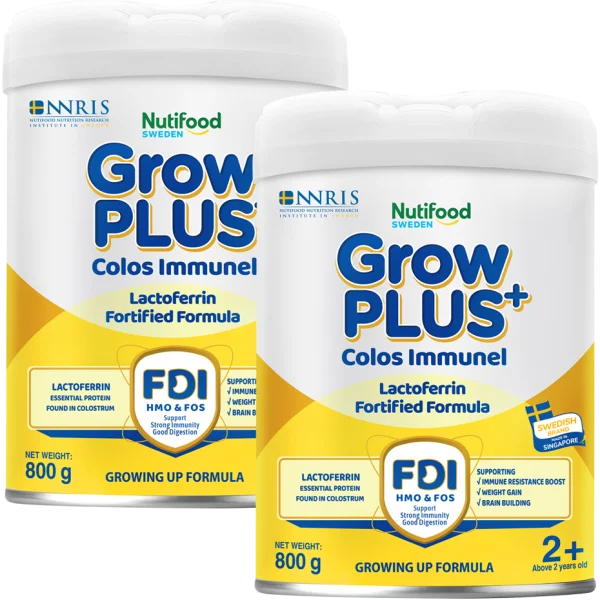 Combo 2 Sản phẩm dinh dưỡng công thức GrowPLUS+ Colos Immunel 2+, 800g ( trên 2 tuổi)
