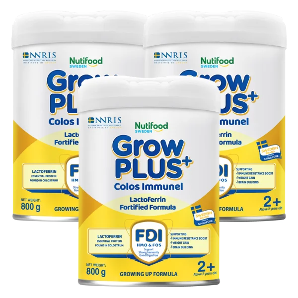 Combo 3 Sản phẩm dinh dưỡng công thức GrowPLUS+ Colos Immunel 2+, 800g ( trên 2 tuổi)