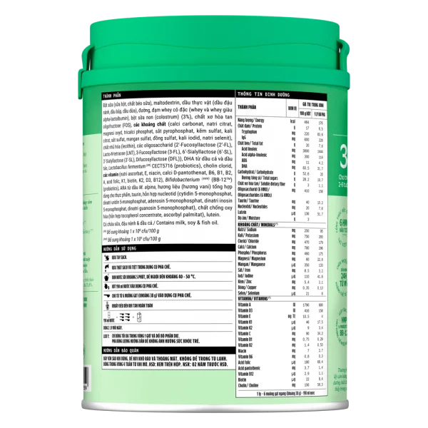 Sữa Optimum Colos 3 800g (2-6 tuổi)