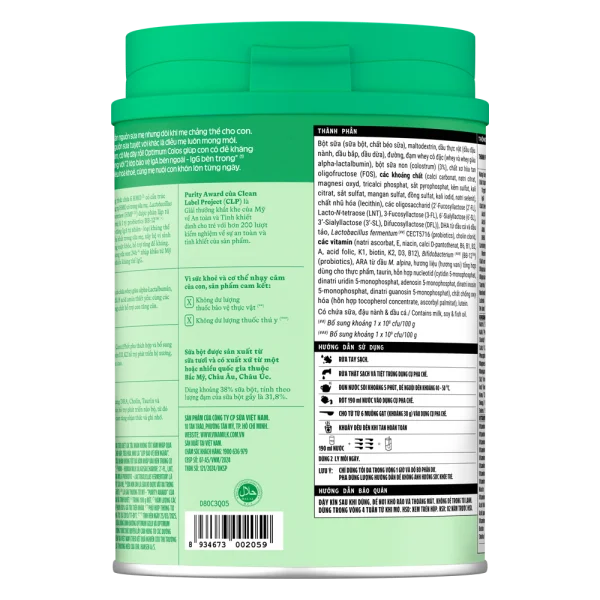 Sữa Optimum Colos 3 800g (2-6 tuổi)