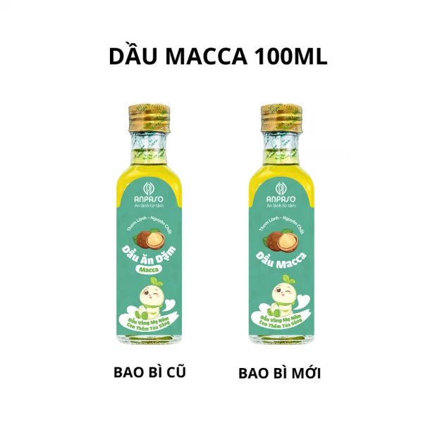 Dầu ăn dặm macca Anpaso 100ml