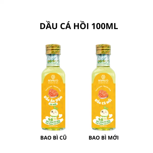 Dầu ăn dặm cá hồi Anpaso 100ml