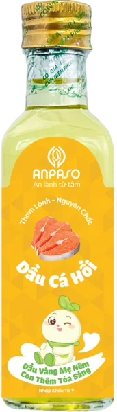 Dầu ăn dặm cá hồi Anpaso 100ml