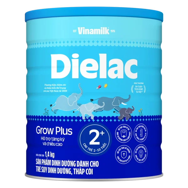Sữa bột Dielac Grow Plus 2+ HT 1400g