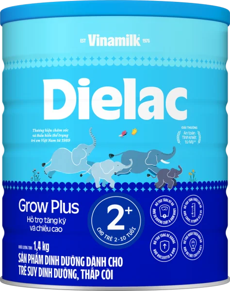Sữa bột Dielac Grow Plus 2+ HT 1400g