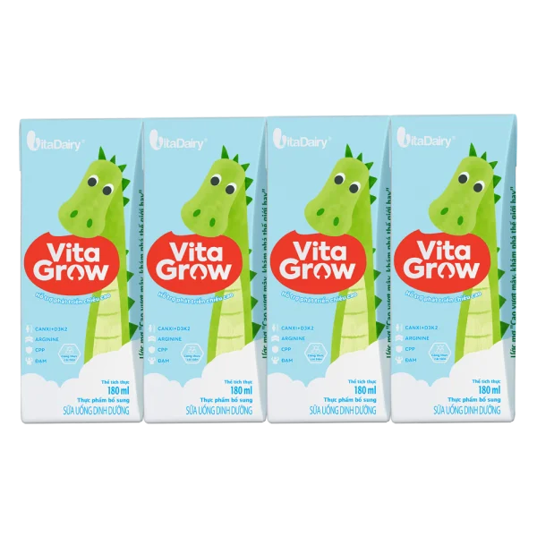 Sữa uống dinh dưỡng Vitagrow 180ml (cải tiến) (lốc 4 hộp)