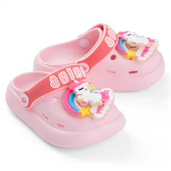 Dép sục bé gái Animo A2510_JK006 (17-23,Hồng nhạt)