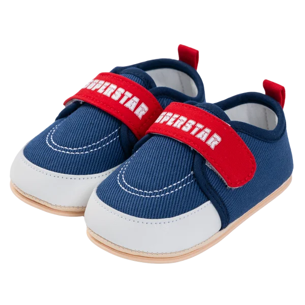 Giày tập đi cơ bản BT Animo A2602_MN003 (14-16,Xanh-Đỏ)