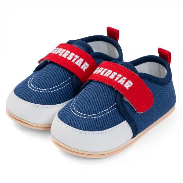 Giày tập đi cơ bản BT Animo A2602_MN003 (14-16,Xanh-Đỏ)