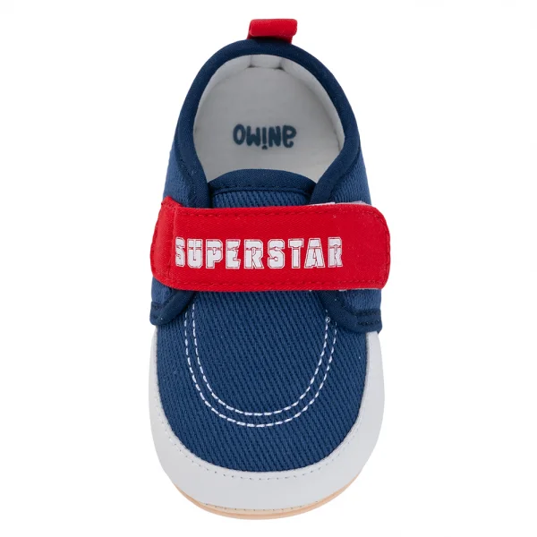 Giày tập đi cơ bản BT Animo A2602_MN003 (14-16,Xanh-Đỏ)