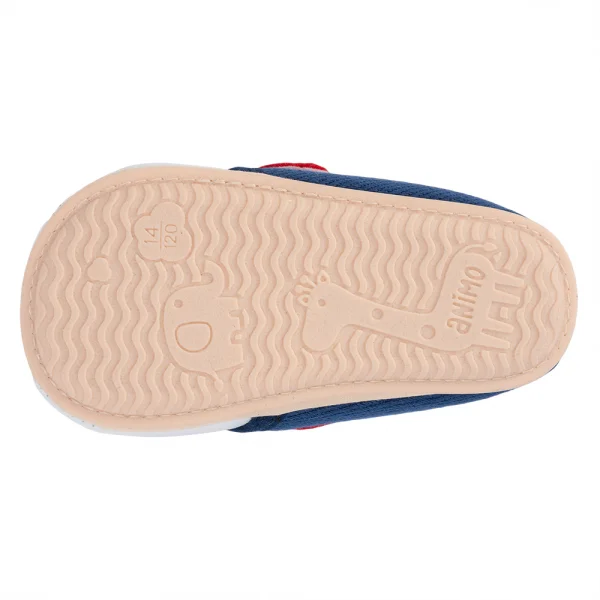 Giày tập đi cơ bản BT Animo A2602_MN003 (14-16,Xanh-Đỏ)