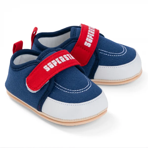 Giày tập đi cơ bản BT Animo A2602_MN003 (14-16,Xanh-Đỏ)