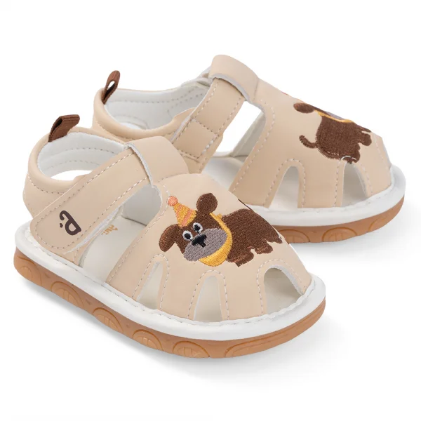 Giày tập đi chút chít Animo BT A2601_MN038 (15-17,Kem)