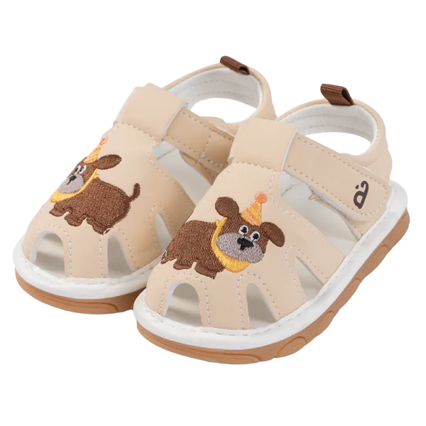 Giày tập đi chút chít Animo BT A2601_MN038 (15-17,Kem)