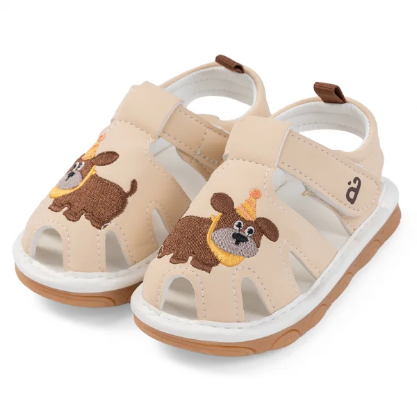 Giày tập đi chút chít Animo BT A2601_MN038 (15-17,Kem)