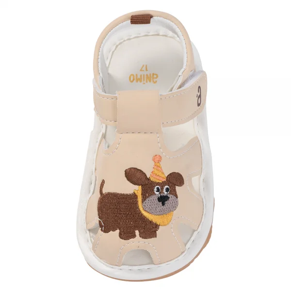 Giày tập đi chút chít Animo BT A2601_MN038 (15-17,Kem)