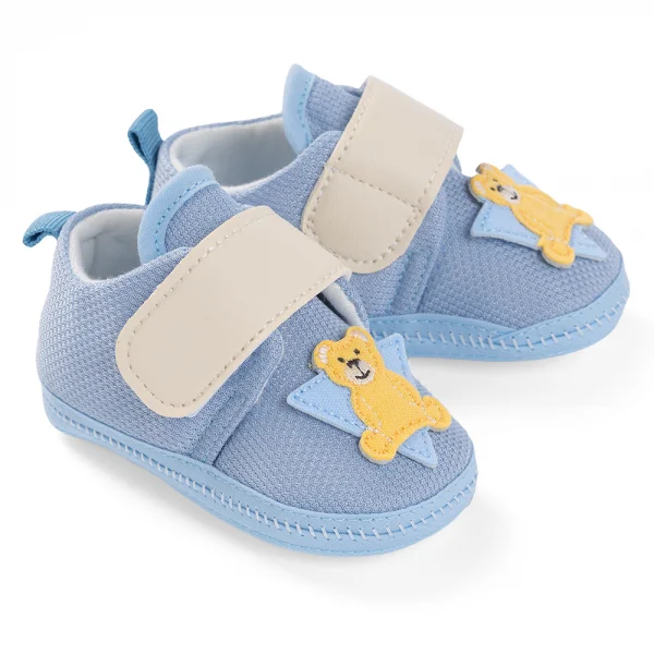 Giày vải sơ sinh BT Animo A2601_MN042 (9-11,Xanh)