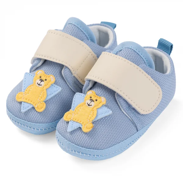 Giày vải sơ sinh BT Animo A2601_MN042 (9-11,Xanh)