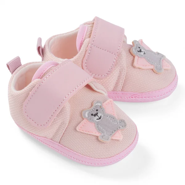 Giày vải sơ sinh BG Animo A2601_MN043 (9-11,Hồng)