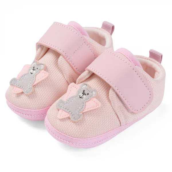 Giày vải sơ sinh BG Animo A2601_MN043 (9-11,Hồng)