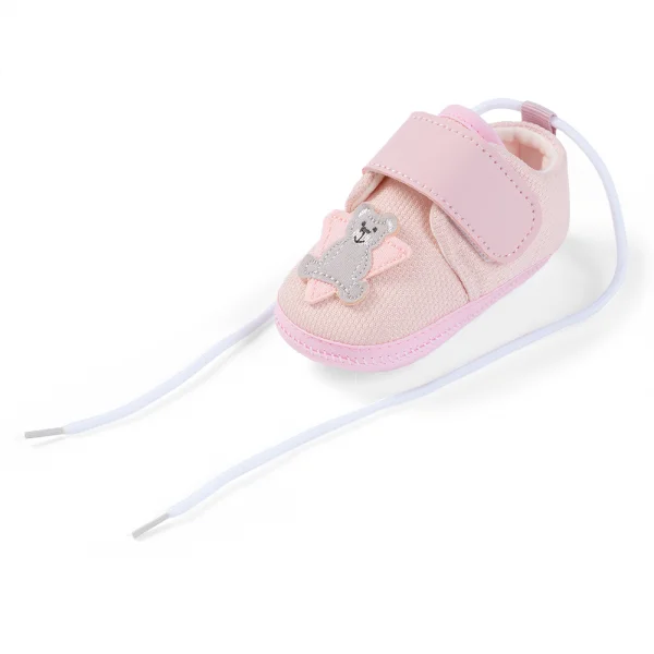 Giày vải sơ sinh BG Animo A2601_MN043 (9-11,Hồng)