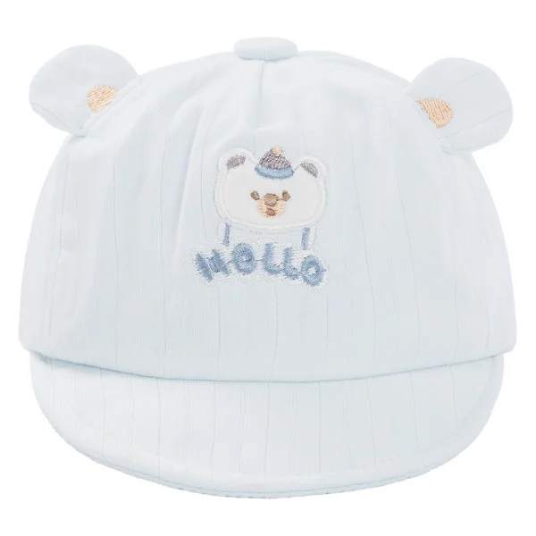 Nón em bé trai 0-12M lưỡi trai Animo A2601_MN010 (44cm,Xanh nhạt)