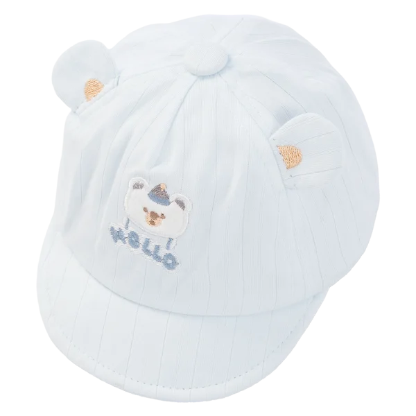 Nón em bé trai 0-12M lưỡi trai Animo A2601_MN010 (44cm,Xanh nhạt)