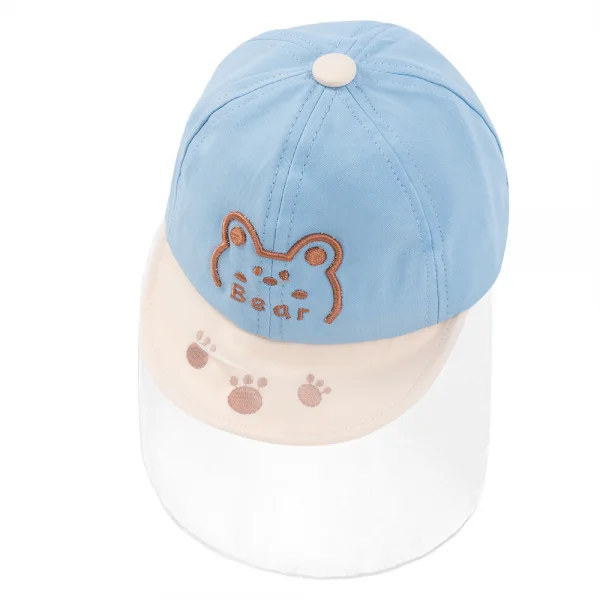 Nón lưỡi trai khăn voan bé trai 0-12M Animo A2601_MN007 (46cm,Xanh)