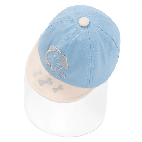 Nón lưỡi trai khăn voan bé trai 0-12M Animo A2601_MN008 (44cm,Xanh)