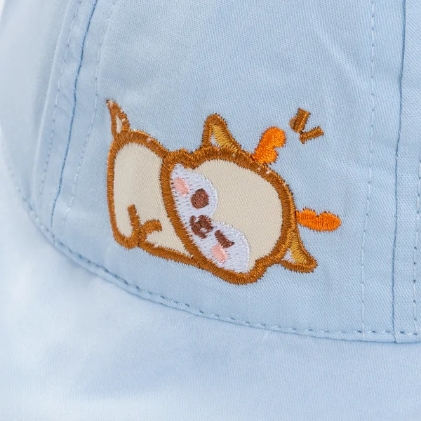 Nón vành tròn khăn voan bé trai 0-12M Animo A2604_MN014 (46cm,Xanh nhạt)