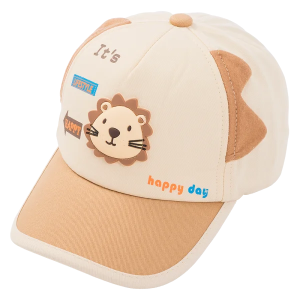 Nón bé trai lớn 3-6Y lưỡi trai Animo A2604_MN009 (50cm,Nâu)