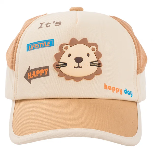 Nón bé trai lớn 3-6Y lưỡi trai Animo A2604_MN009 (50cm,Nâu)