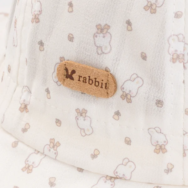 Nón vành tròn bé gái 1-3Y Animo A2604_MN004 (48cm,Trắng)