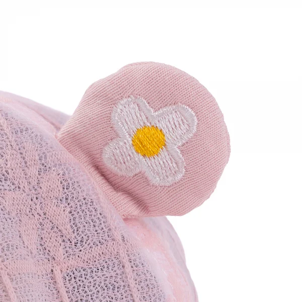 Nón em bé gái 0-12M vành tròn Animo A2601_MN013 (44cm,Hồng)