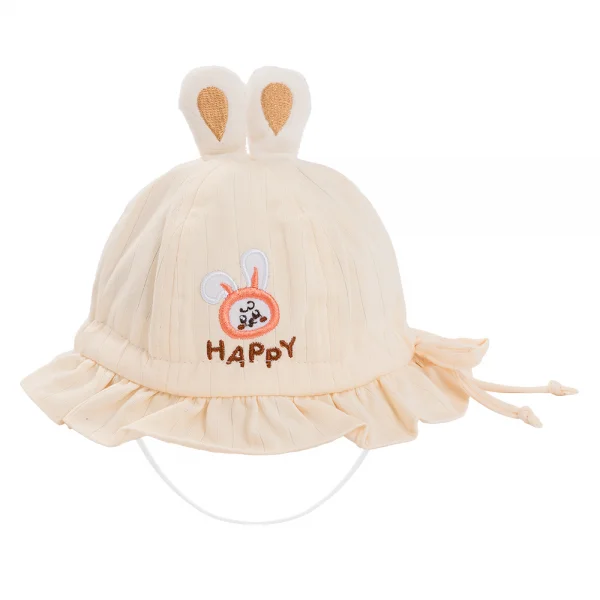 Nón em bé gái 0-12M vành tròn Animo A2604_MN018 (44cm,Vàng)