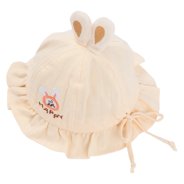 Nón em bé gái 0-12M vành tròn Animo A2604_MN018 (44cm,Vàng)