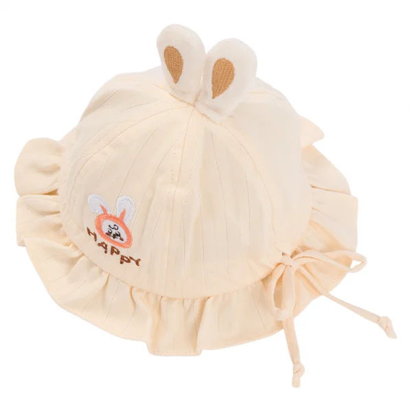 Nón em bé gái 0-12M vành tròn Animo A2604_MN018 (44cm,Vàng)