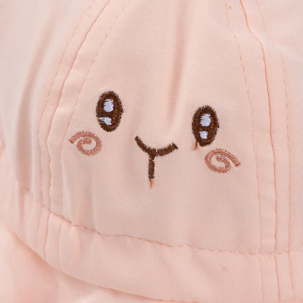 Nón vành tròn khăn voan bé gái 0-12M Animo A2601_MN005 (44cm,Hồng)