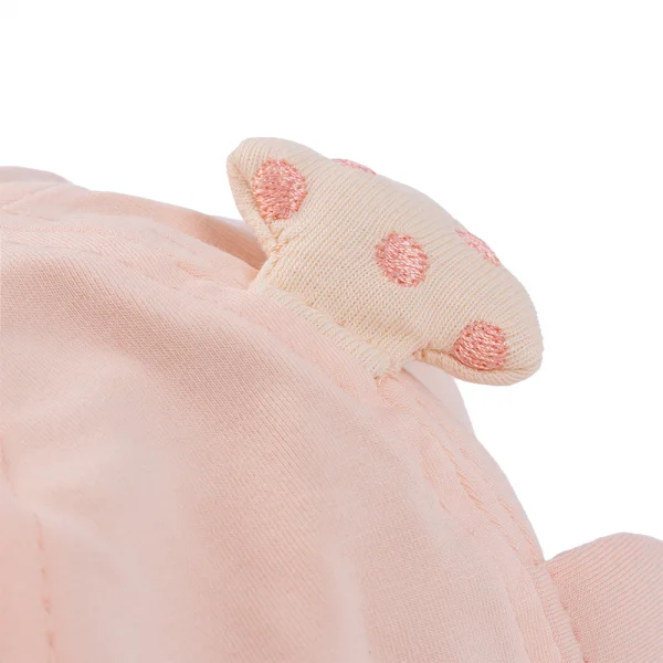 Nón vành tròn khăn voan bé gái 0-12M Animo A2601_MN005 (44cm,Hồng)