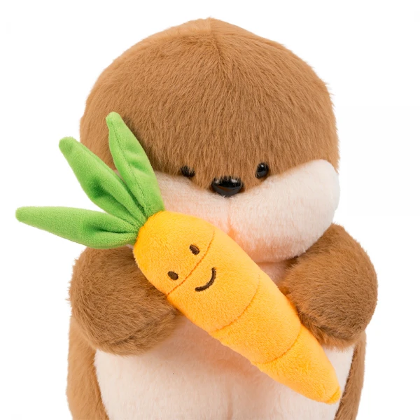 Thú bông rái cá ôm cà rốt ngộ nghĩnh Animo C509 (TN)