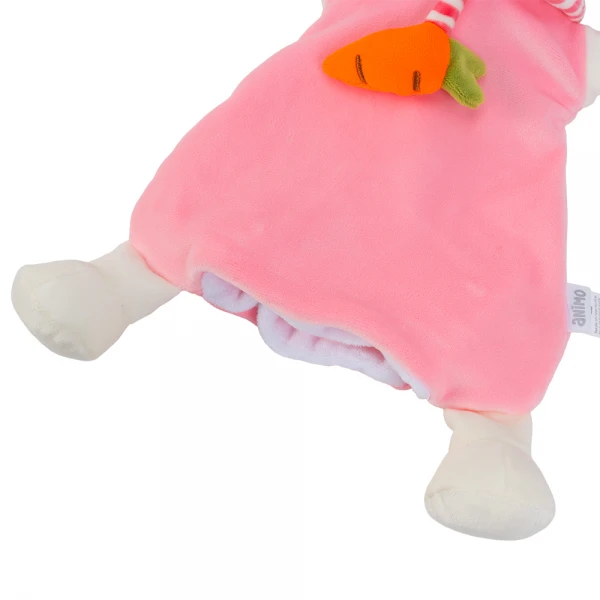 Thú xỏ tay kèm lục lạc, hình thỏ đeo cà rốt đáng yêu Animo C509 (TN)