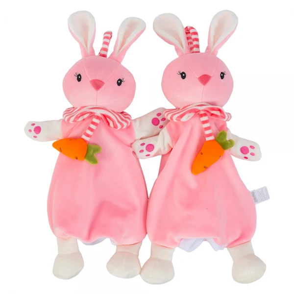 Thú xỏ tay kèm lục lạc, hình thỏ đeo cà rốt đáng yêu Animo C509 (TN)