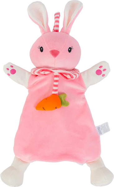 Thú xỏ tay kèm lục lạc, hình thỏ đeo cà rốt đáng yêu Animo C509 (TN)